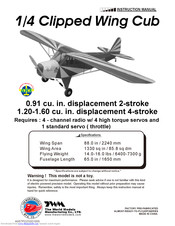 TWM 1/4 Clipped Wing Cub Instruction Manual