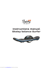 SKATEY BALANCE SURFER Instruction Manual