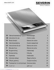 SEVERIN KW-3669 Instructions For Use Manual