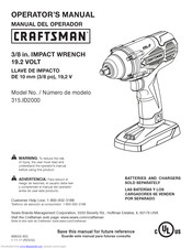 Craftsman 315.ID2000 Operator's Manual