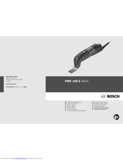 Bosch PMF 180 E Multi Original Instructions Manual