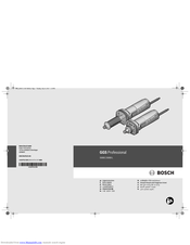 Bosch 5000 GGS Professional Original Instructions Manual
