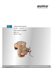 Auma SV 07.1 Operation Instructions Manual