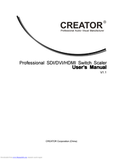 Creator CR-SC-390 User Manual