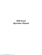 Topward 3303D Operation Manual