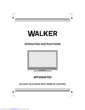 Walker WP4084FHD Operating Instructions Manual