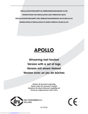 Dru APOLLO Instructions For Installation And Operation Manual