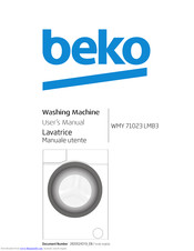 Beko WMY 71023 LMB3 User Manual
