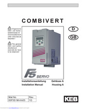Keb COMBIVERT F5 Servo Installation Manual