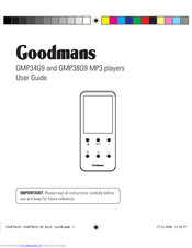 Goodmans GMP38G9 User Manual