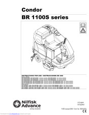 Nilfisk-Advance condor BR 1100S series Instructions For Use Manual