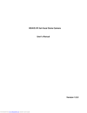 IC Realtime AVSD2208VF User Manual