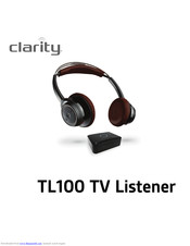 Clarity TL100 Quick Start Manual