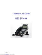 Nec SV9100 User Manual