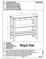 ROYAL OAK 34121001 Assembly Instructions Manual