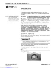 Dickey-John GAC 2500 UGMA Manual