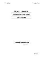 Toshiba GRL100-401A Instruction Manual