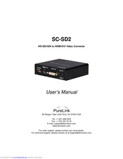 PureLink SC-SD2 User Manual