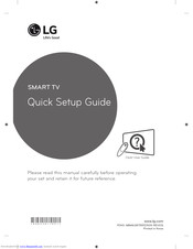 LG 65EC970V Quick Setup Manual