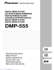 Pioneer DMP-555 Operating Instructions Manual