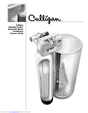 Culligan Medallist Plus 30 Owner's Manual
