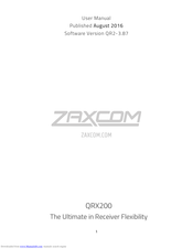 Zaxcom QRX200 User Manual