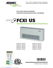AERMEC FCXI 50 / 220 US Use And Installation  Manual