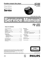 Philips AZT9505 Service Manual