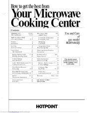 Hotpoint RGH946GEJ Use And Care Manual