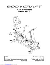 BodyCraft R200 Recumbent Owner's Manual