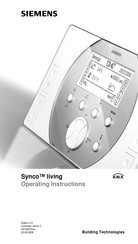 Siemens Synco living Operating Instructions Manual