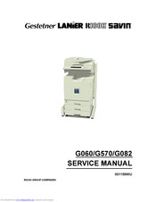 Gestetner G060 Service Manual