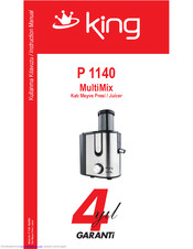 KING P 1140 Instruction Manual