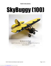 Stevens Aero Model SkyBuggy 100 Build Instruction Manual