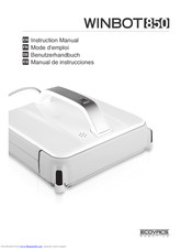 ECOVACS WINBOT W850 Instruction Manual