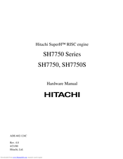 Hitachi SH7750 series Hardware Manual