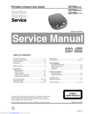 Philips AZ7562 Service Manual
