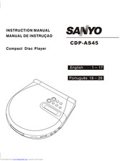 Sanyo CDP-AS45 Instruction Manual