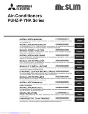 Mitsubishi Electric PUHZ-P-YHA Series Installation Manual