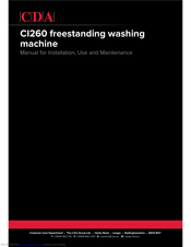 CDA CI260 Manual For Installation, Use And Maintenance