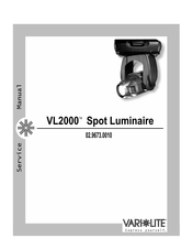 Vari Lite VL2000 Service Manual