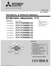 Mitsubishi Electric PLFY-P18NBMU-E2 Technical & Service Manual
