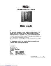 BEAMEX MC4 User Manual