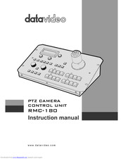 Datavideo RMC-180 Instruction Manual