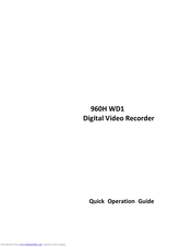 Eyeview SD-0400HL Quick Operation Manual