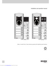 Elvox 12F3 Installation And Operation Manual