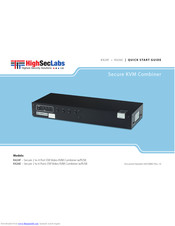 HSL K424F Quick Start Manual