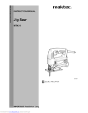 Maktec MT431 Instruction Manual