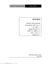 Aaeon NVR-Q67S Manual