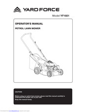 Yard Force YF1601 Operating Manual